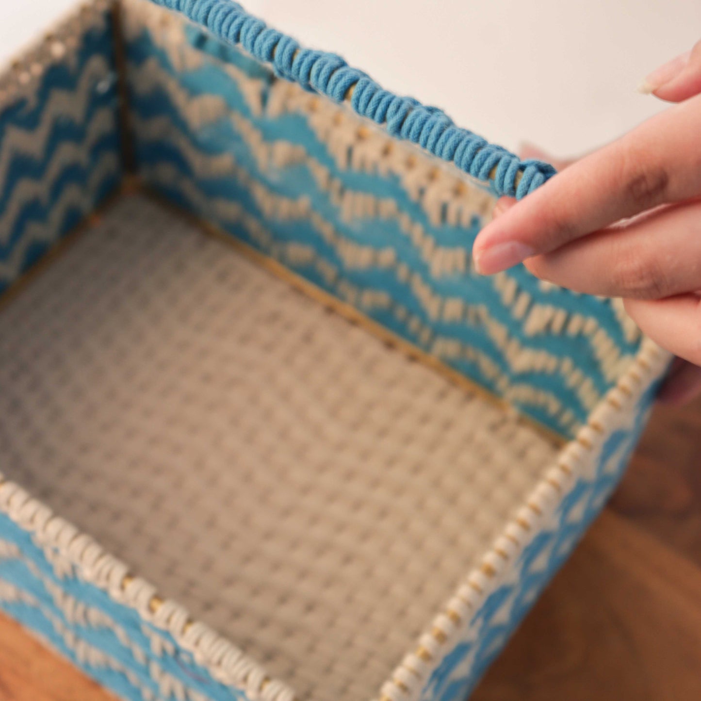 Storage Hand-Woven Basket