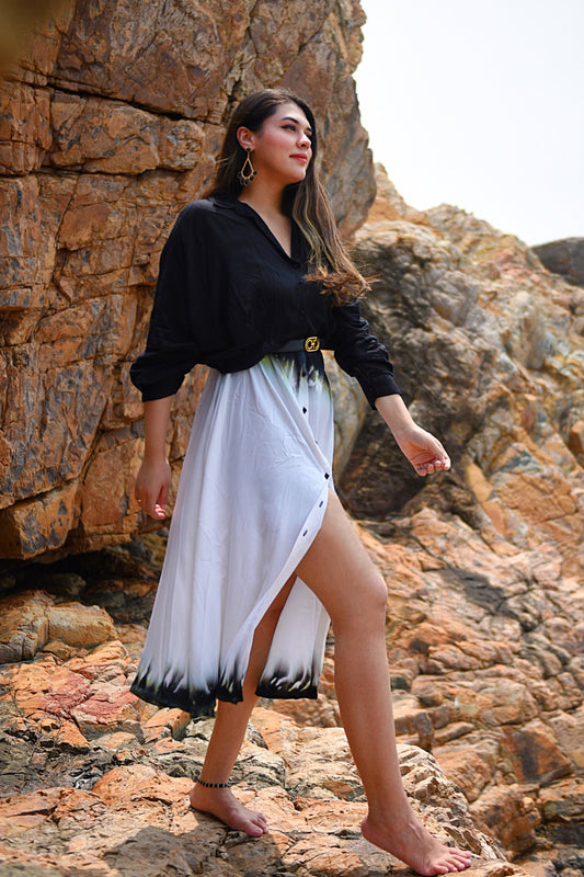 Sara Side Slit Dress