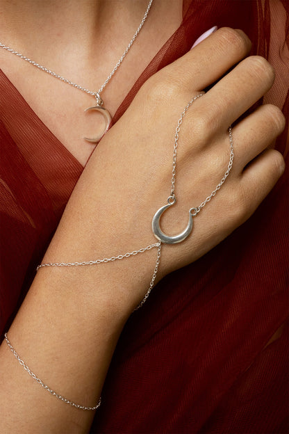 Silver Chandra Pendant