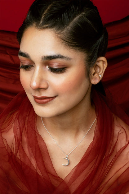 Silver Chandra Pendant