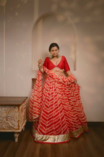 Shloka Leheriya Lehenga