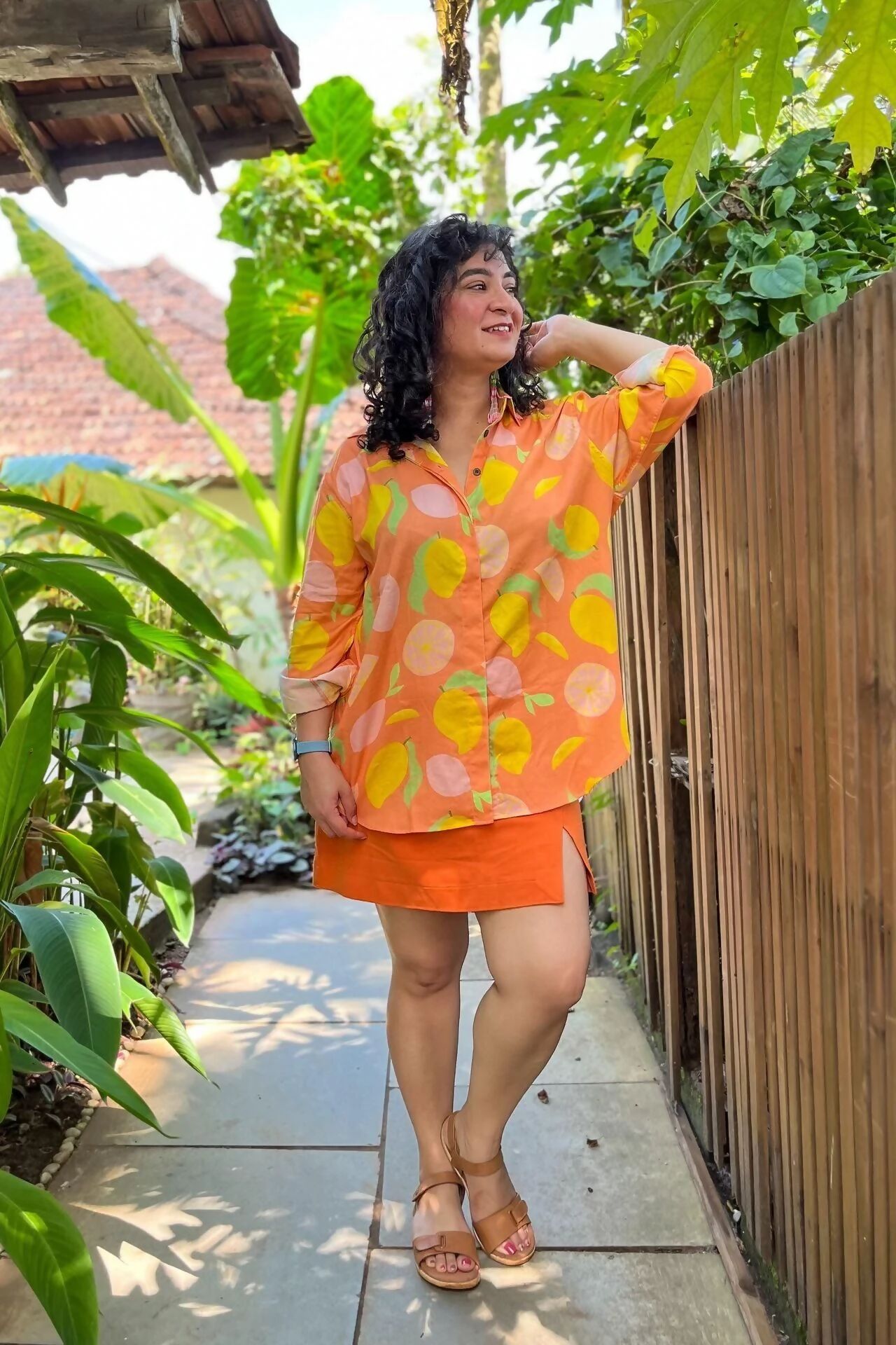 Bake Day Oversized Mango Tango Shirt