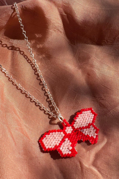 Dulaari Beaded Butterfly Necklace