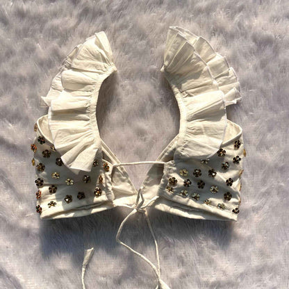 Floral Sequin Handwork Bralette