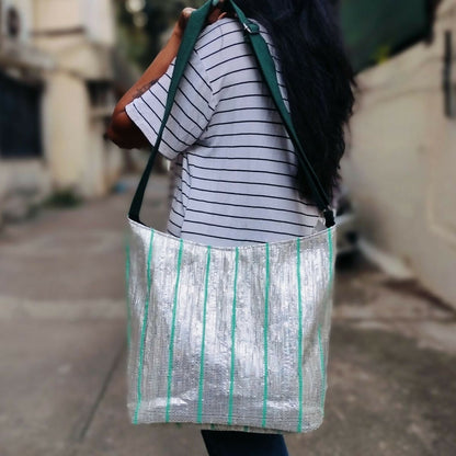 Upcycled Handwoven: The Jhola Tote Bag