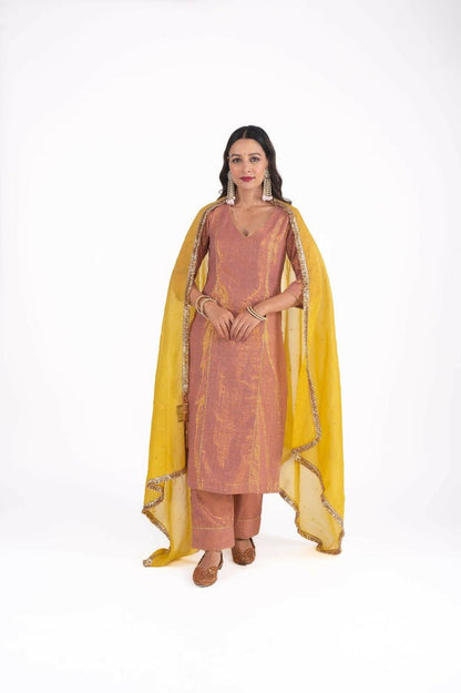 Ember Zari Kurta Set