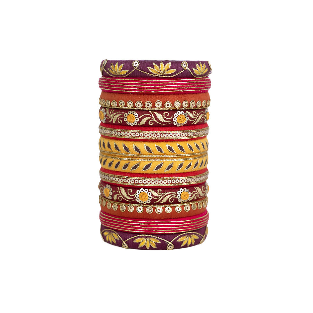 Inara Multicolor Bangle Set