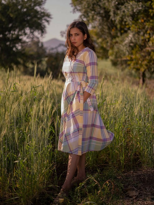 Sunset Gold Dress