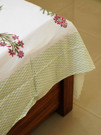 Udyaan Green Bedsheet