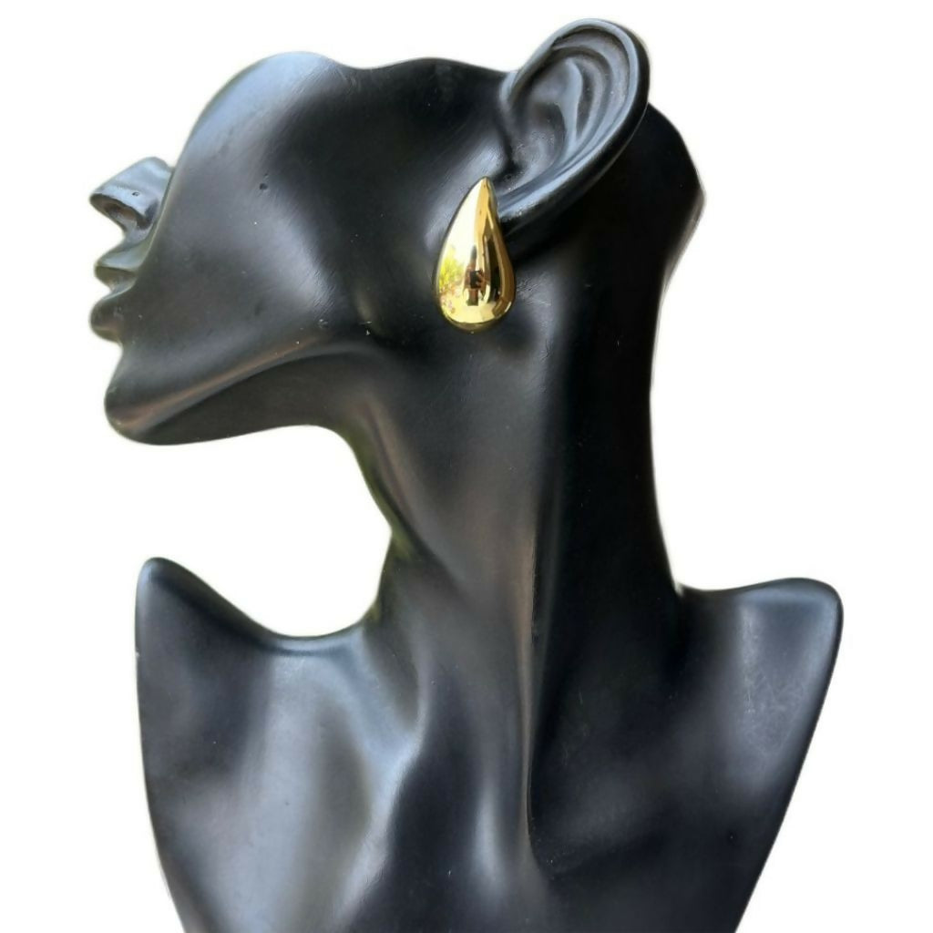 Tear Drop Earrings (Golden)