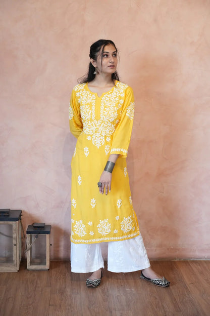 Gul Modal Chikankari Kurti