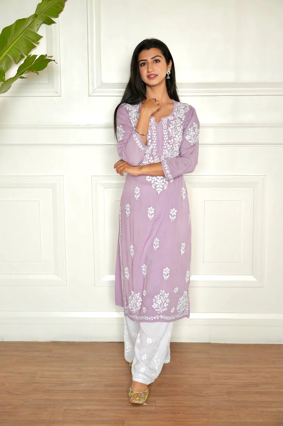 Gul Modal Chikankari Kurti