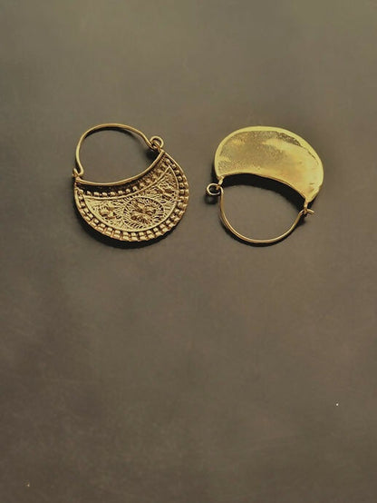 Naqqash Brass Earrings