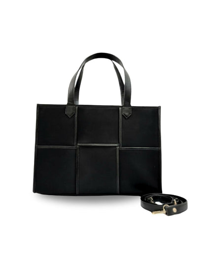 All Black Ace Tote