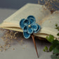 Hairstick ~ Blue Lotus