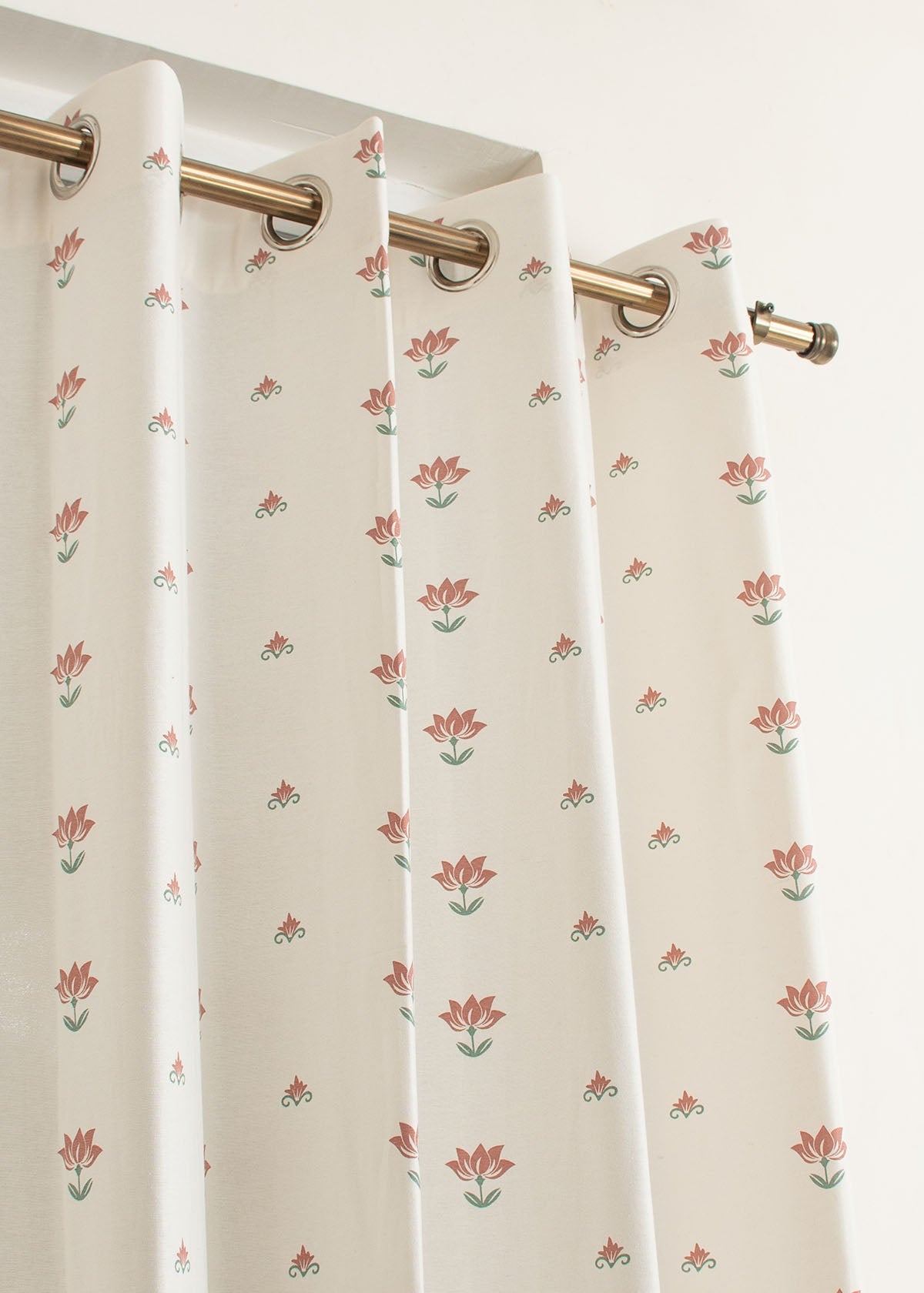 Room Darkening - Lotus Pond Cotton Curtain