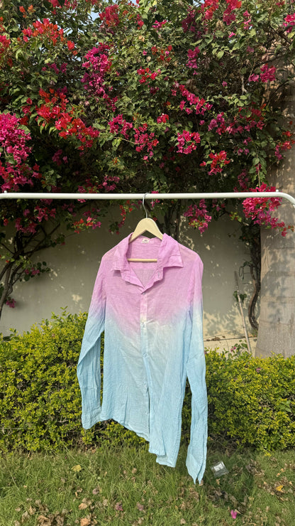 Ombre Two Tone Pastel Shirts