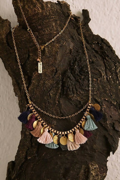 Tassel & Chain Necklace