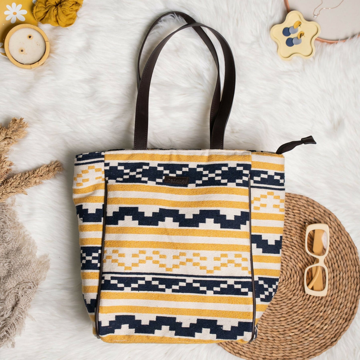 Minion Maze Cotton Jacquard Tote Bag