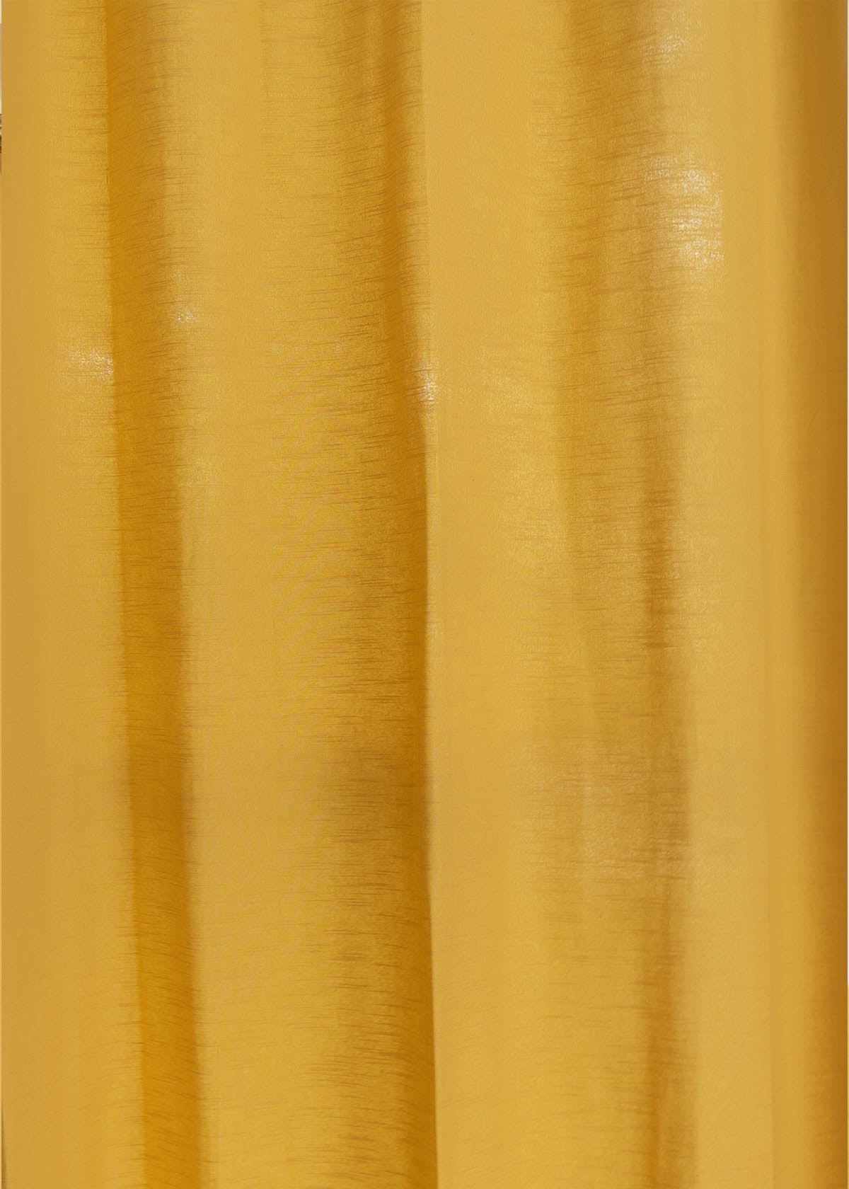 Room Darkening - Solid Mustard Pure Cotton Plain Curtain