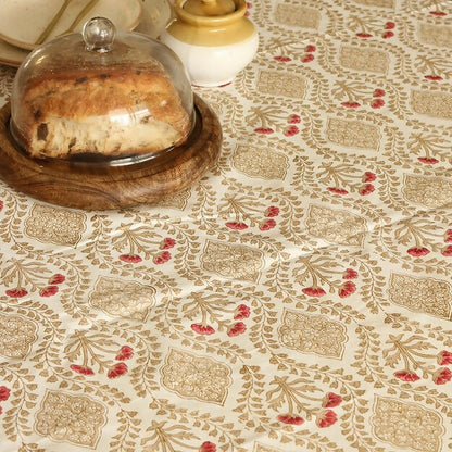 Sweet Almond Wipeable & Anti-slip Tablecover- ROUND