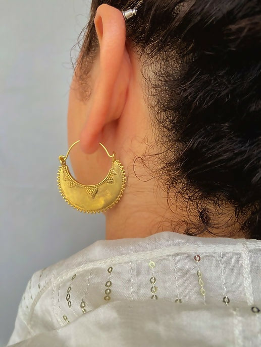 Mumtaz Brass Earrings