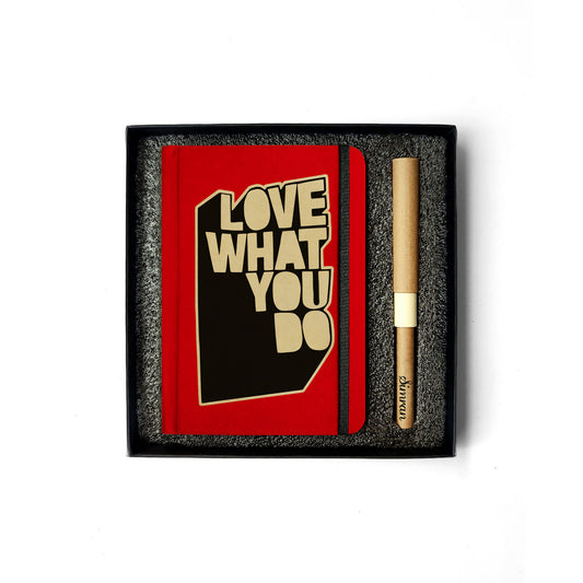 LOVE WHAT YOU DO RED COMBO BOX