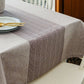 Woven Winter Grey Wipeable & Anti-slip Tablecover