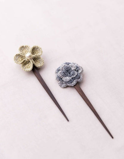 Hairstick ~ Butterfly & Bird Pair