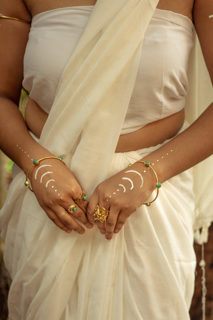 Turquoise Drop Bangle