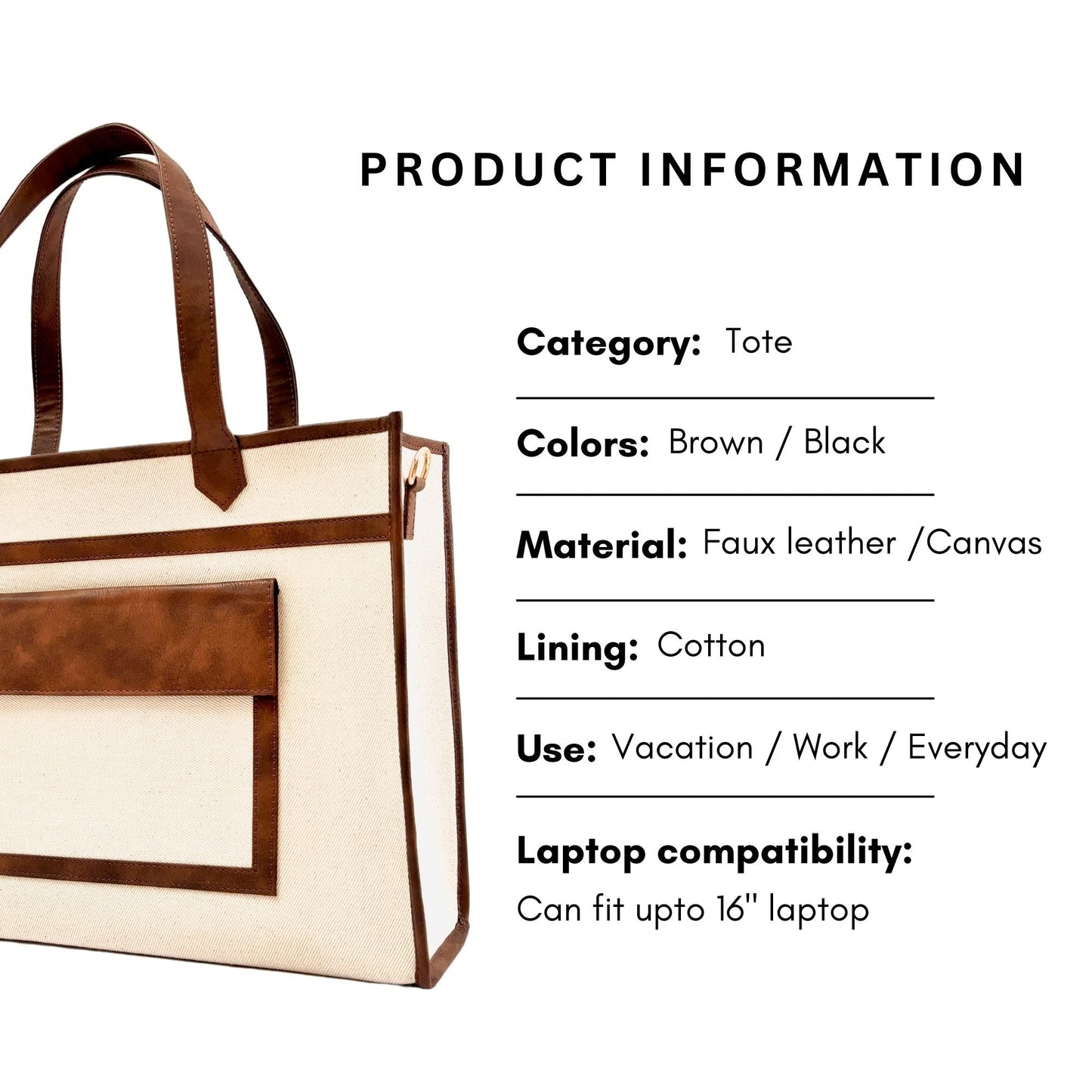 Hazel Large Premium Tote