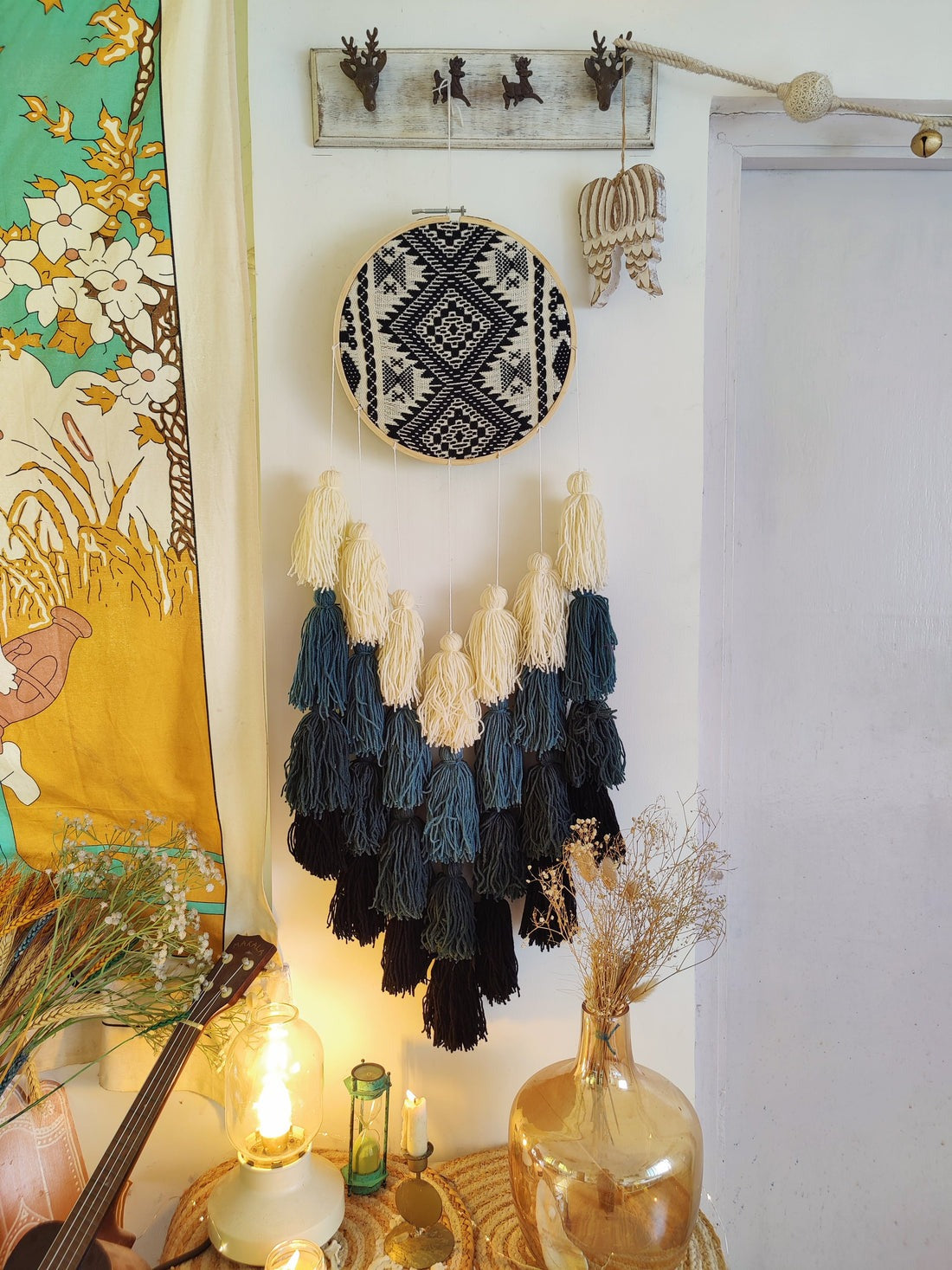 Boho Tassle Charm Dreamcatcher