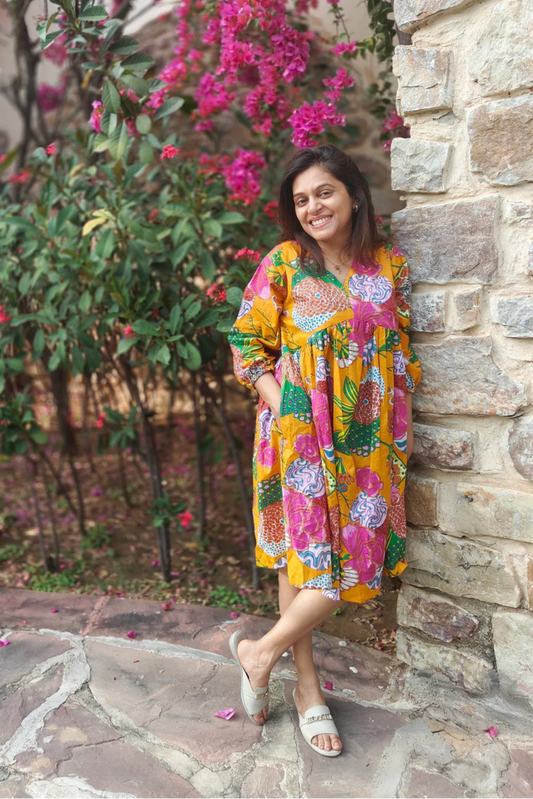 Tuscan Sun Fit n Flare Dress
