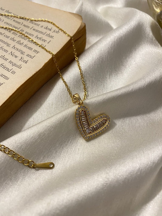 Hang In There Heart Pendant