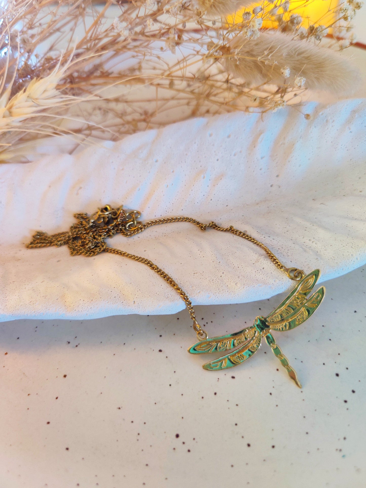 Dragonfly Pendant with chain