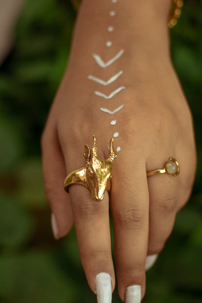 Deer Adjustable Ring