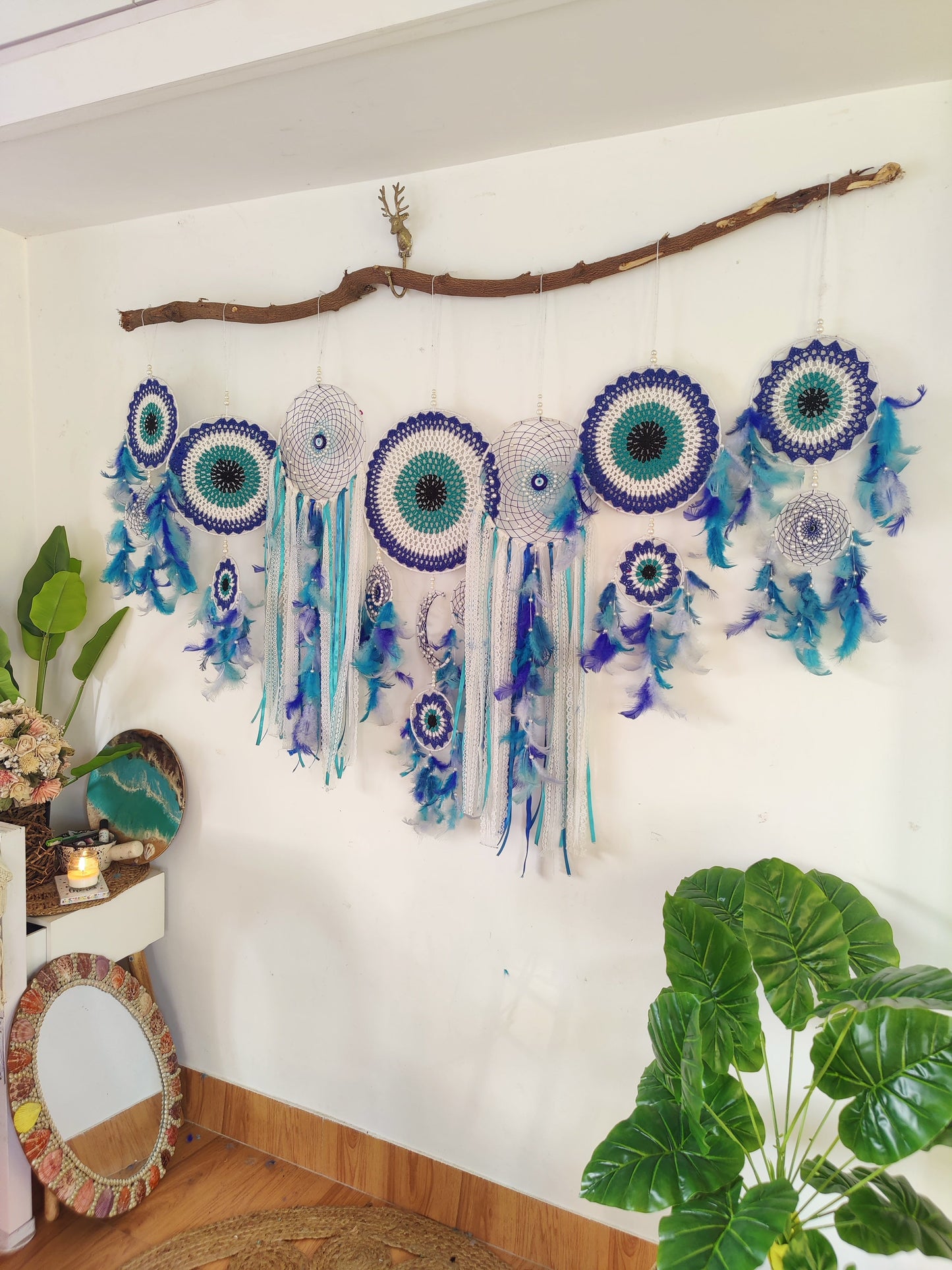 Evil Eye Cluster Dreamcatcher