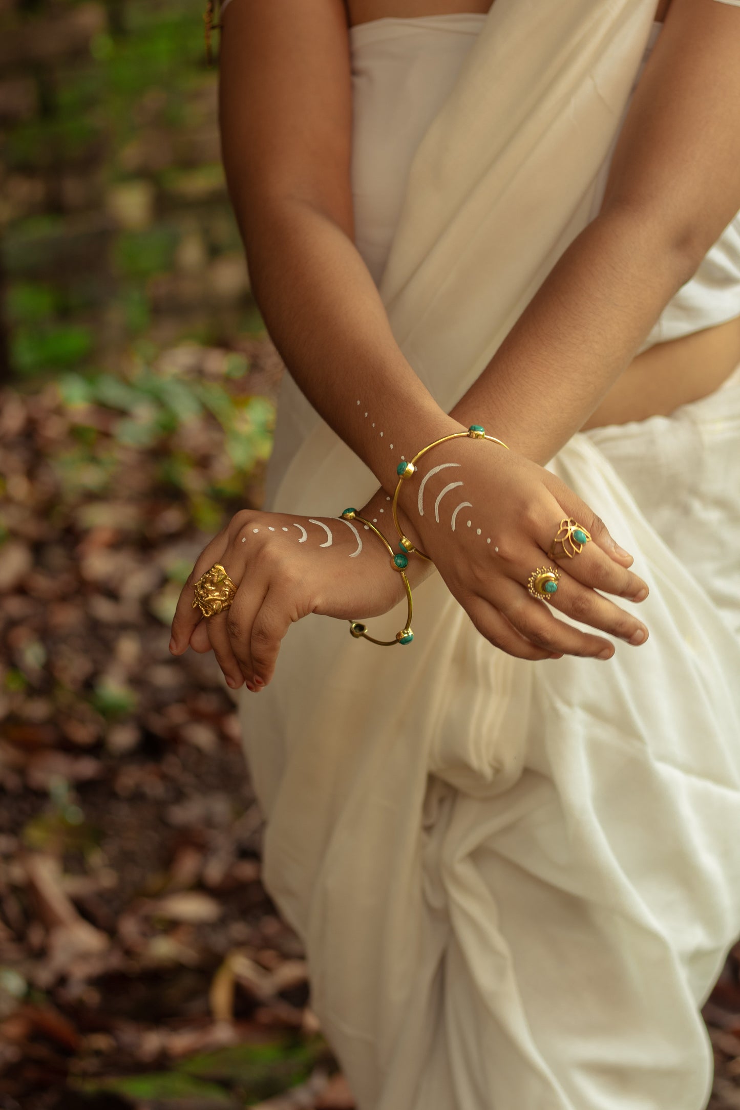 Turquoise Drop Bangle