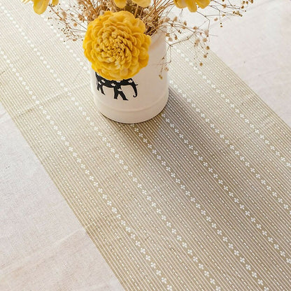 Woven Desert Sand Wipeable & Anti-slip Tablecover - ROUND