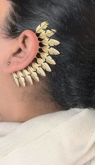 Komorebi Brass Earcuffs