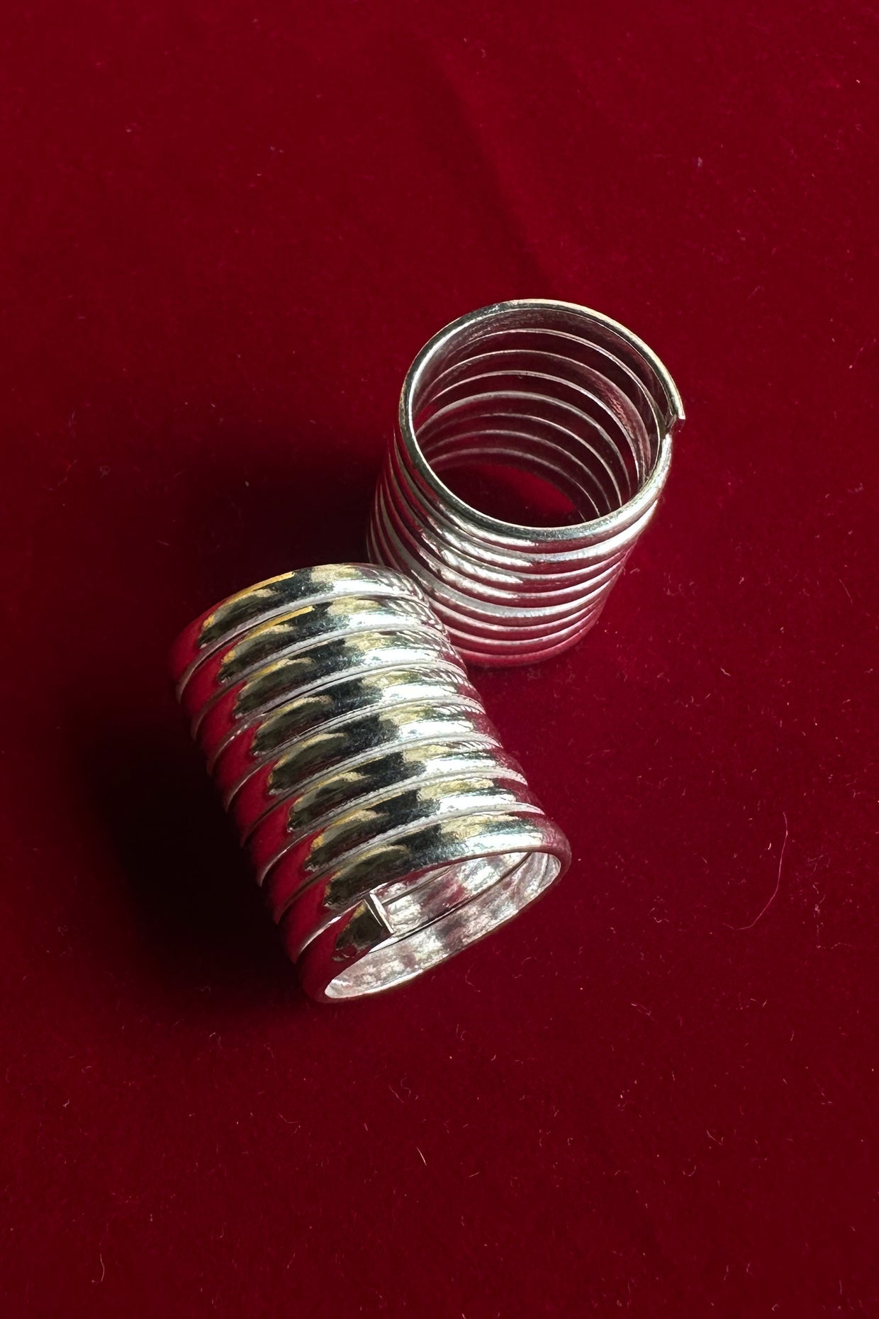 Silver Spiral Ring