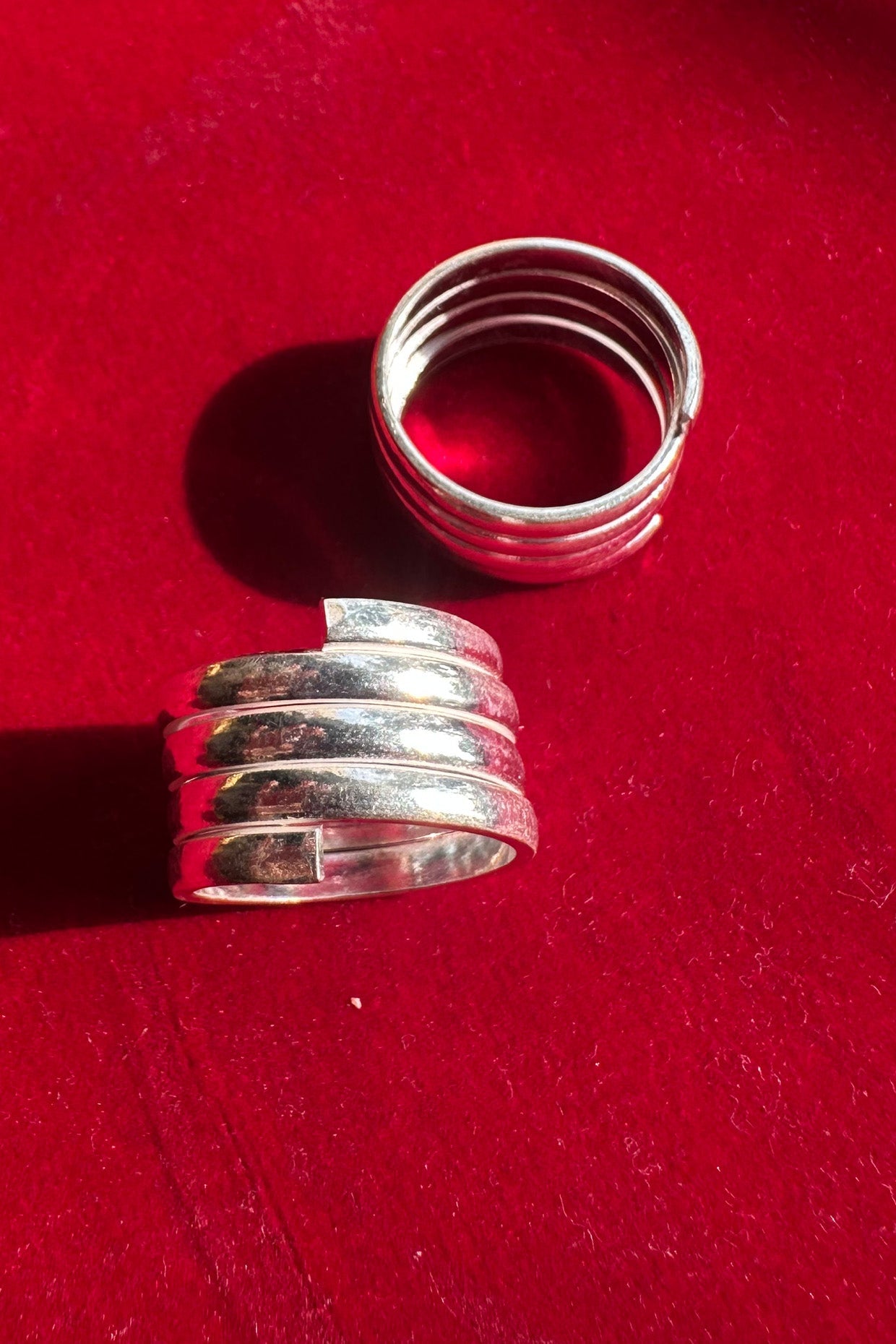 Silver Spiral Ring