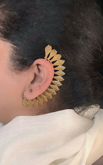 Amaani Brass Earcuffs