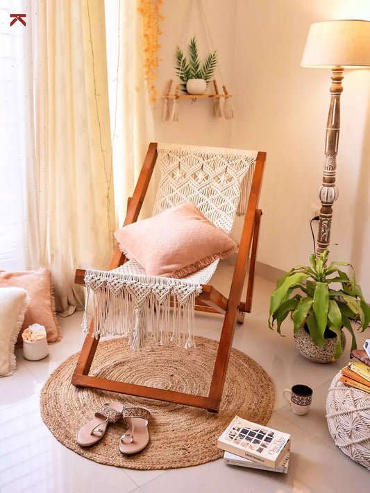 Macramé Lounge Chair