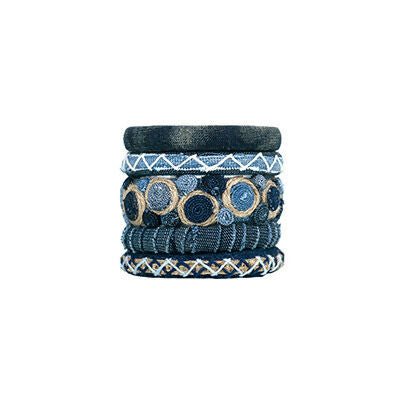 Imperial Denim Bangle Set