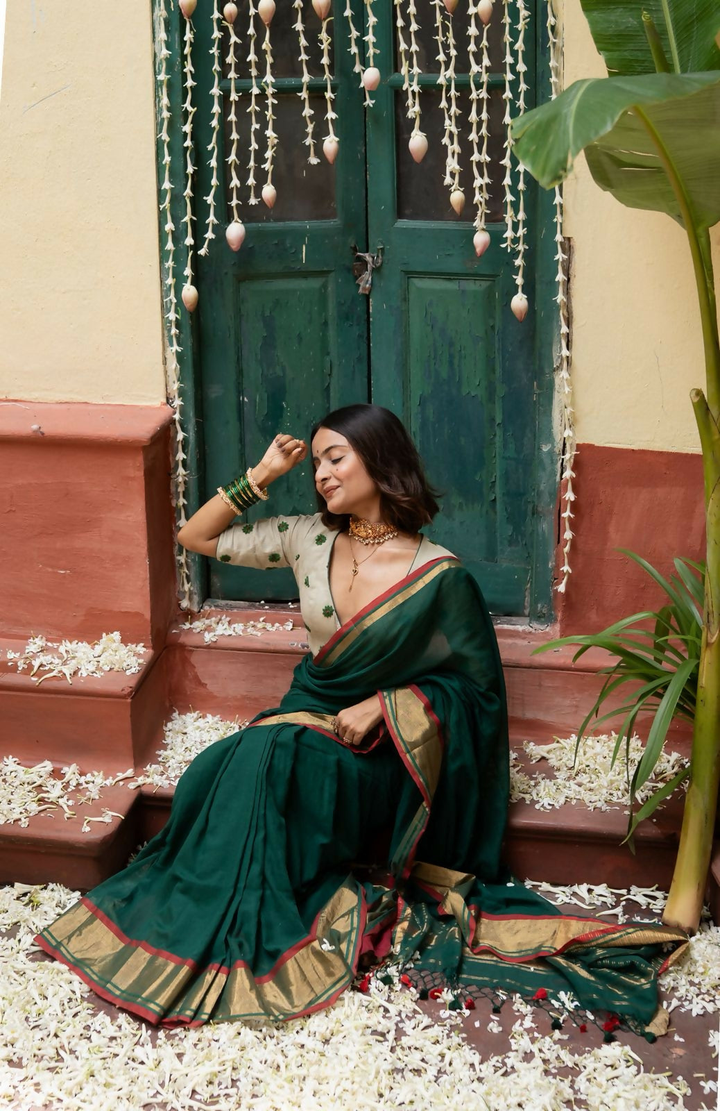 Param Sundari Handwoven Cotton Saree