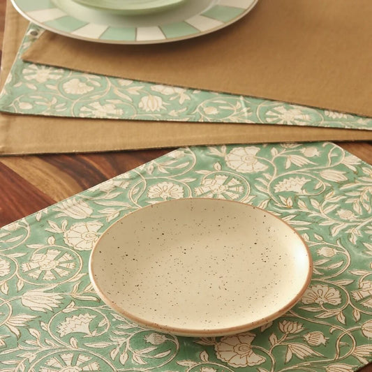 Forest Pine Wipeable & Reversible Cotton Placemats