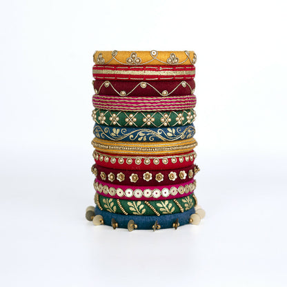 Nitya Multicolor Bangle Set