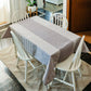 Woven Winter Grey Wipeable & Anti-slip Tablecover