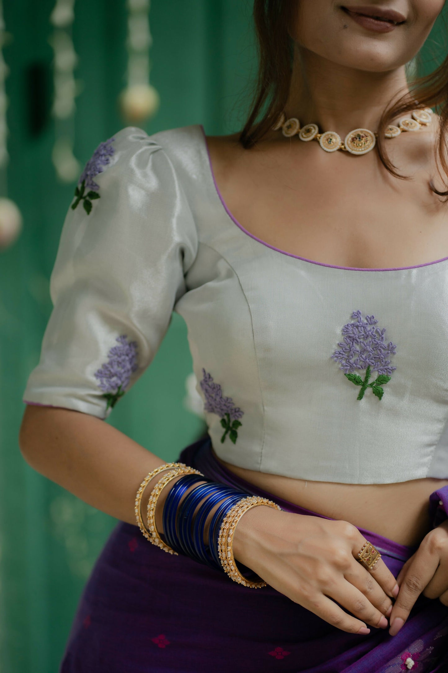 Lavender Bloom Blouse